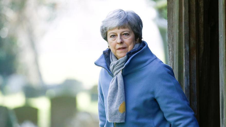 La primera ministra británica, Theresa May.