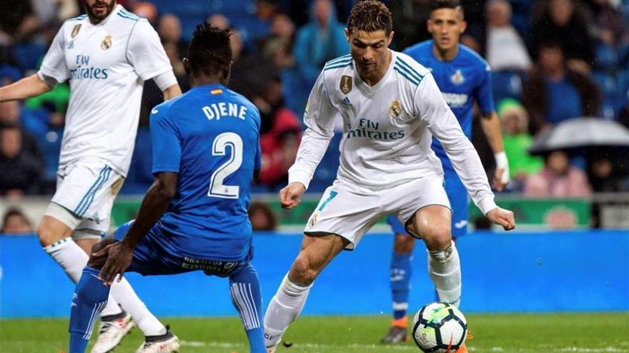 Cristiano y Bale lideran al Real Madrid ante el Getafe (3-1)