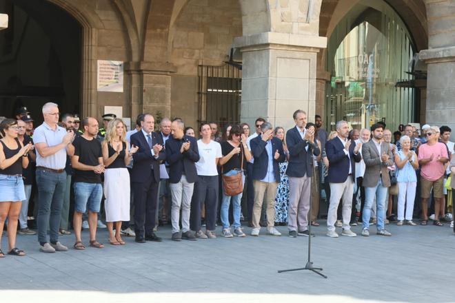Minut de silenci pel crim de Carles Vilajosana a Manresa