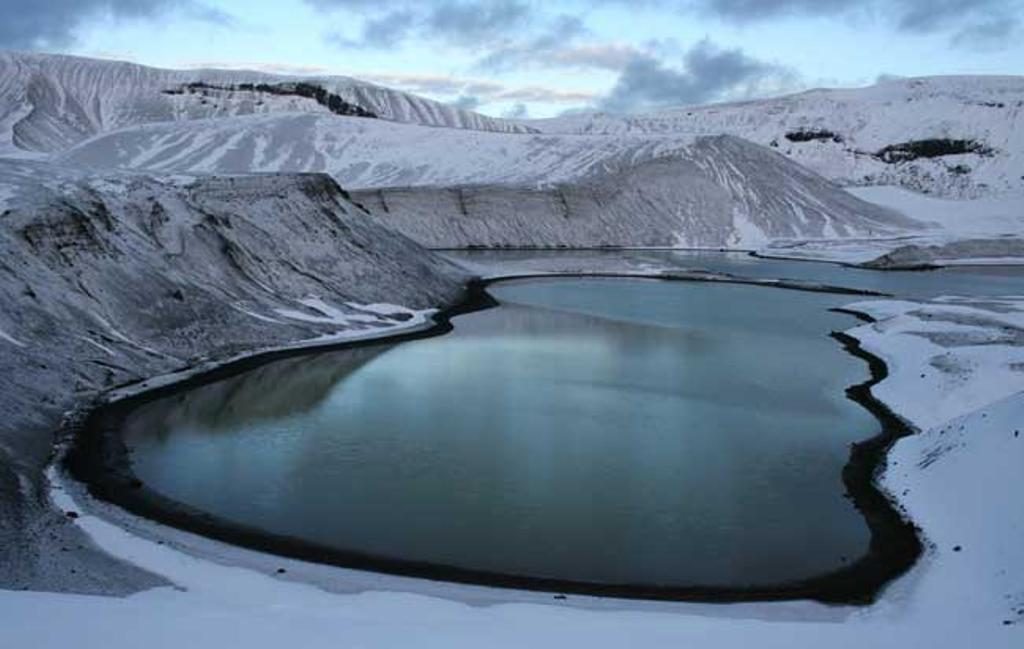 La Caldera en Isla Decepción, en La Antártida