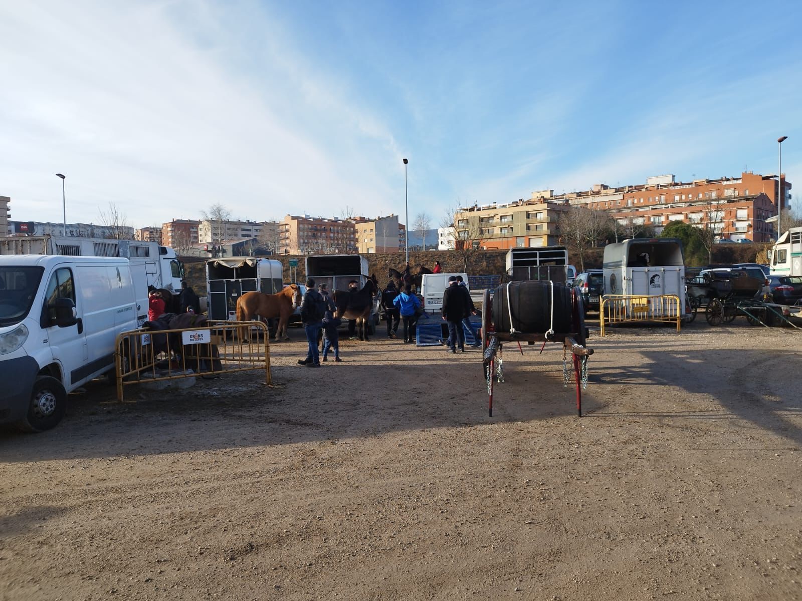 Els Tres Tombs d'Igualada porten una cinquantena de carruatges