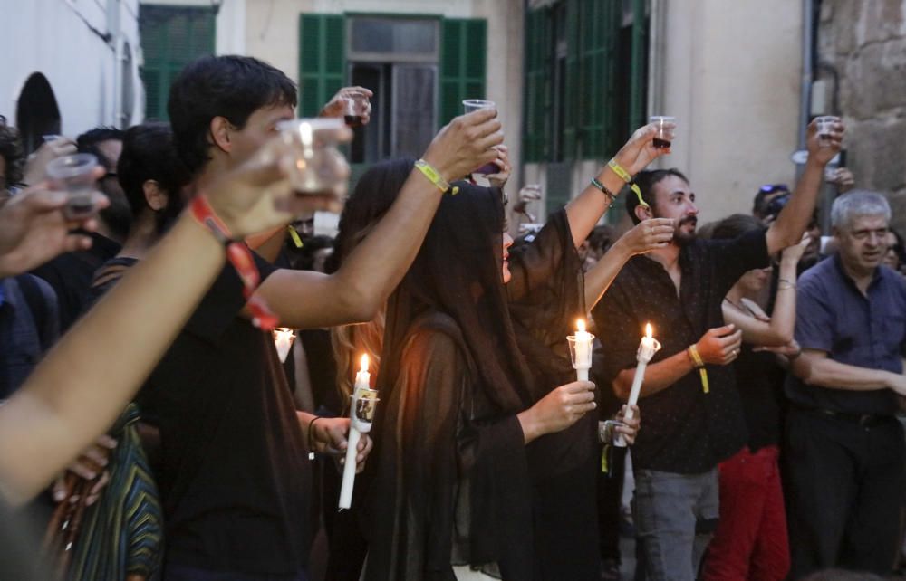 En Berga, enterrado durante un año