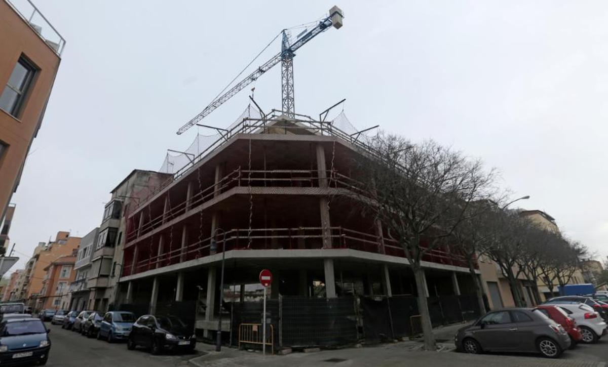 Hier entstehen neue Wohnungen.