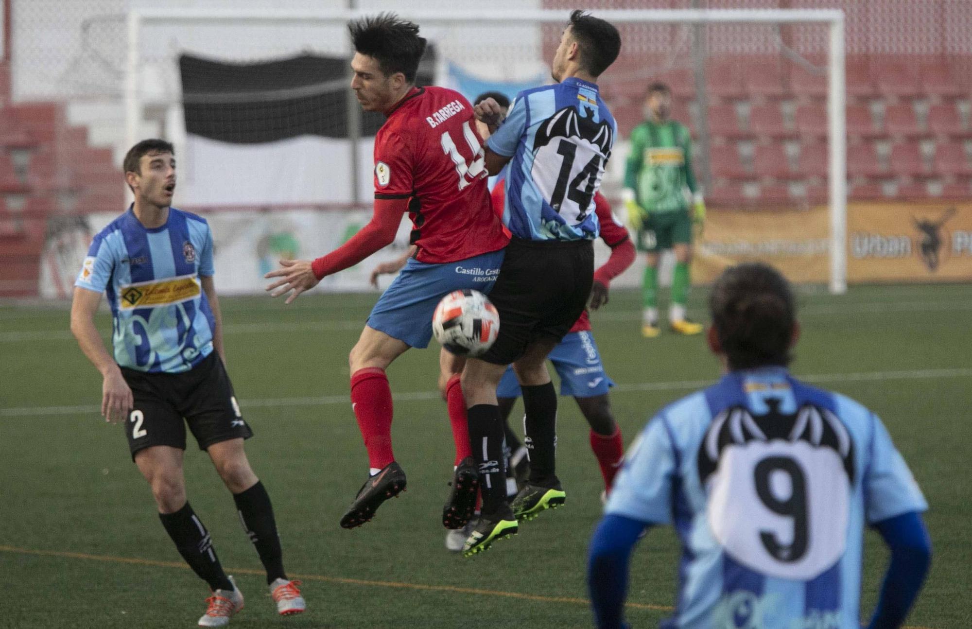 Empate entre el Atlético Saguntino y el CD Acero, en un inusual  derbi, con el Saguntino como local en el Fornás.