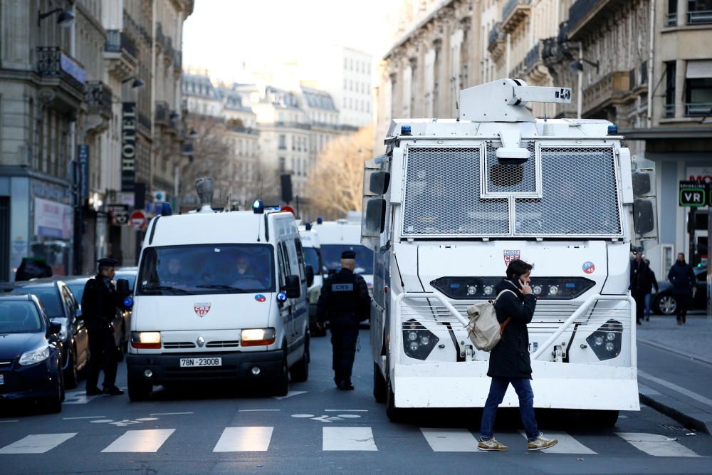 Protesta de los 'chalecos amarillos' en París