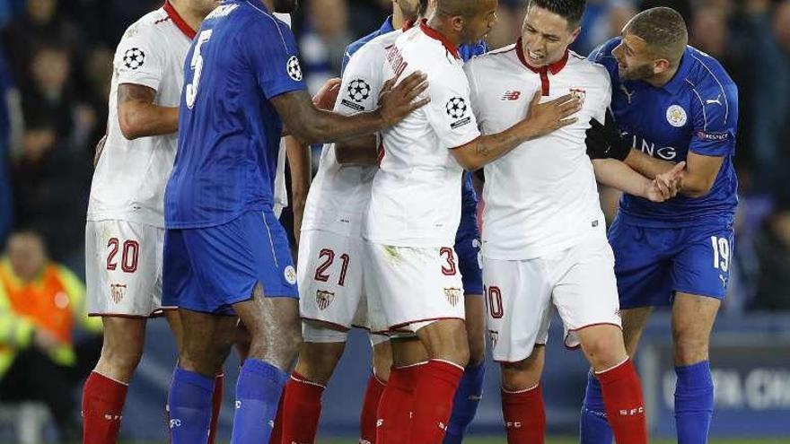 El Sevilla cae en la trampa del Leicester
