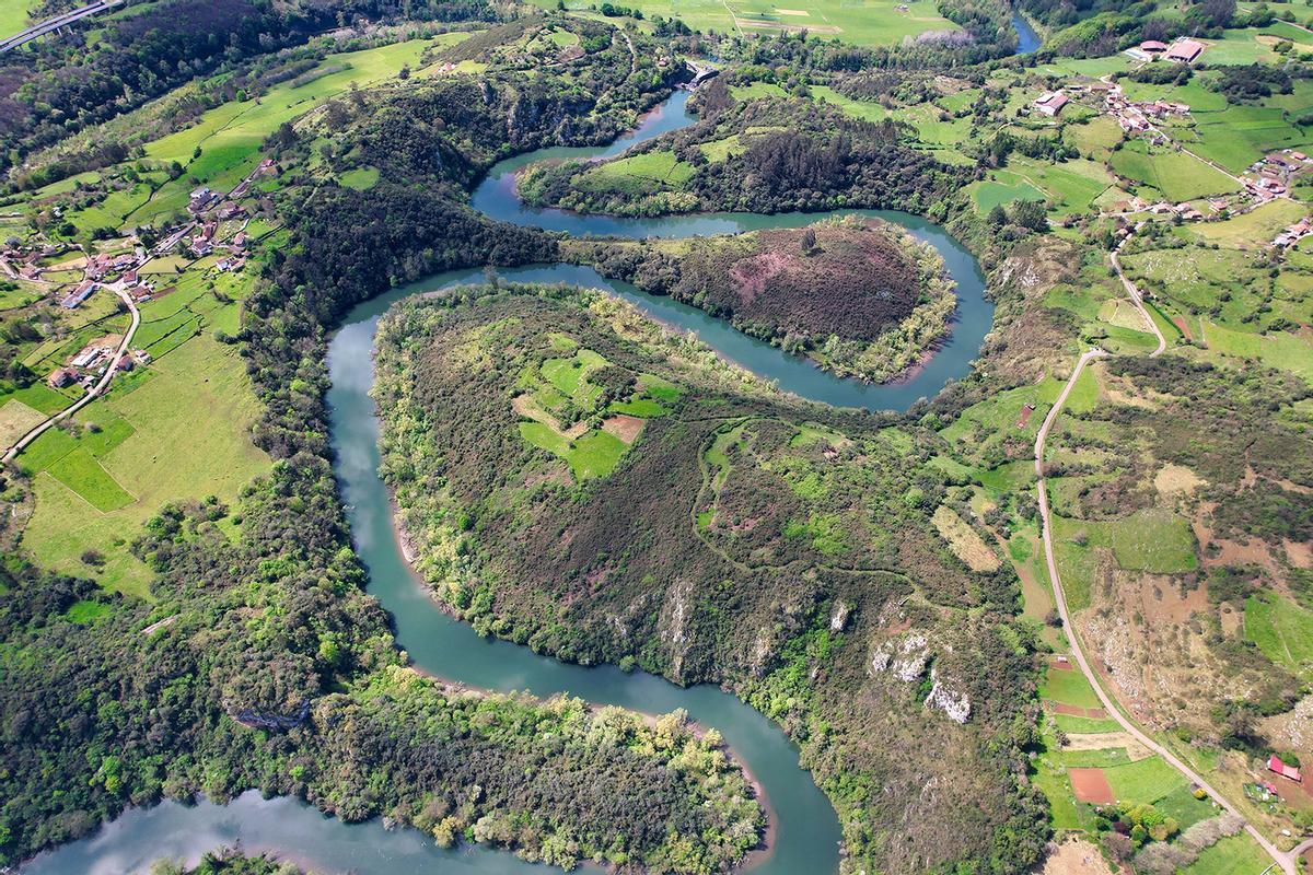 Los meandros del río Nora