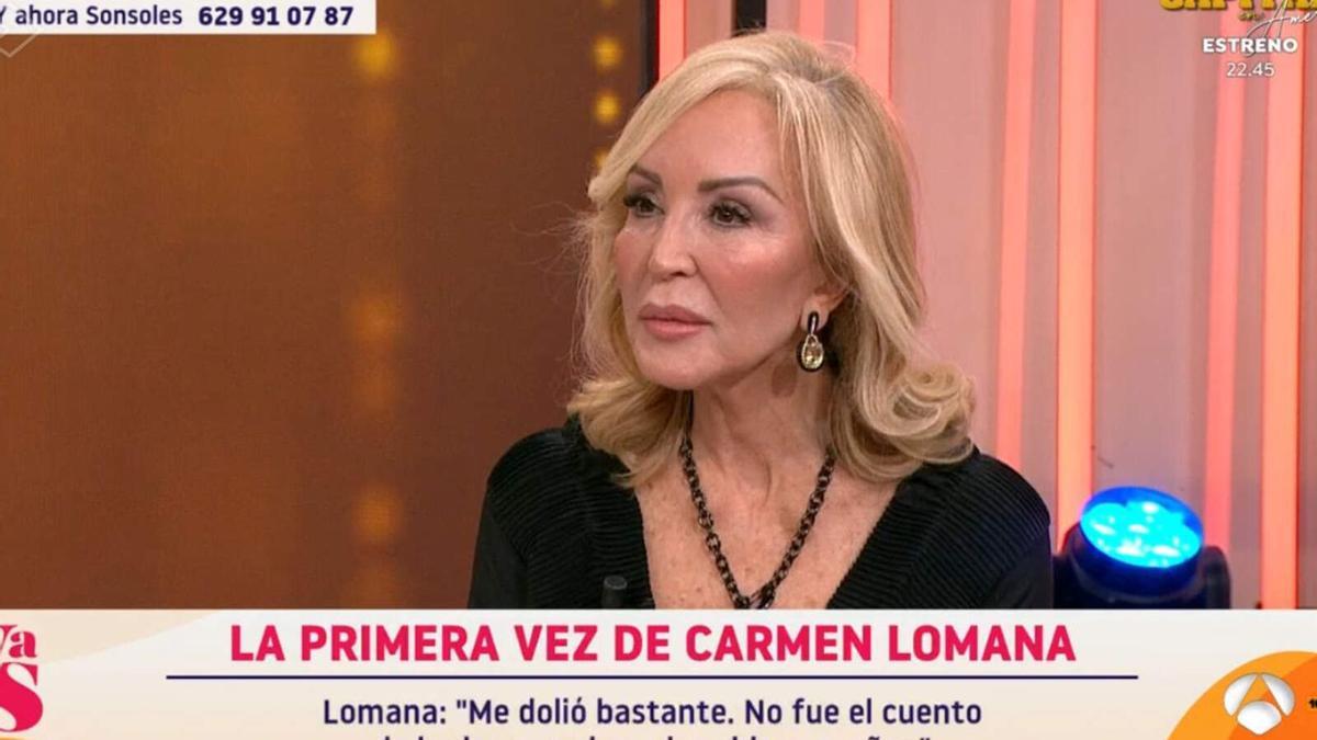 Carmen Lomana presenta su libro en el progama de Sonsoles Ónega