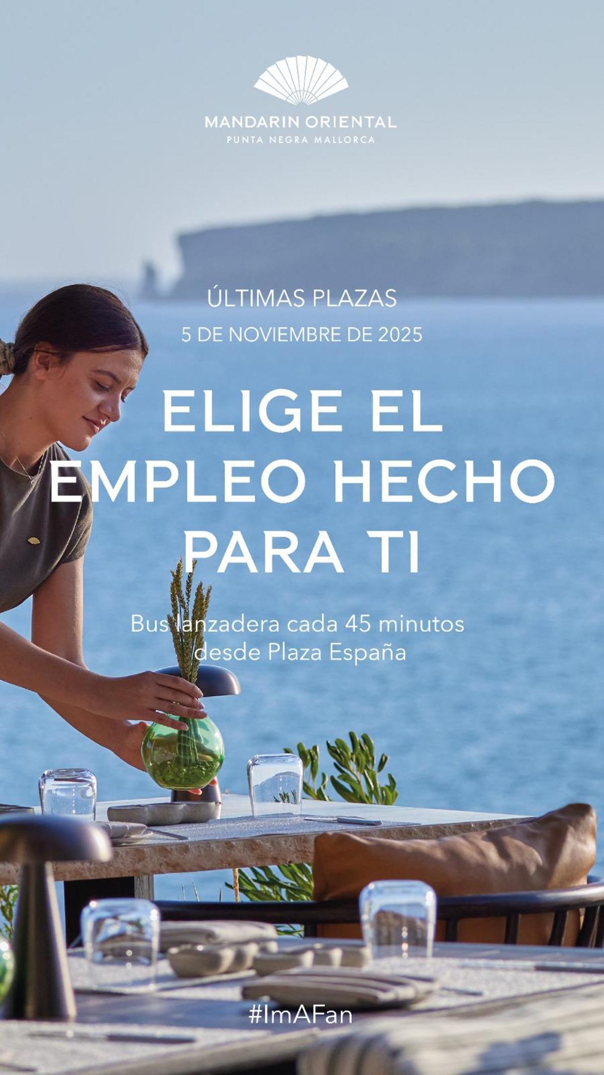 Tu oportunidad para formar parte del grupo.