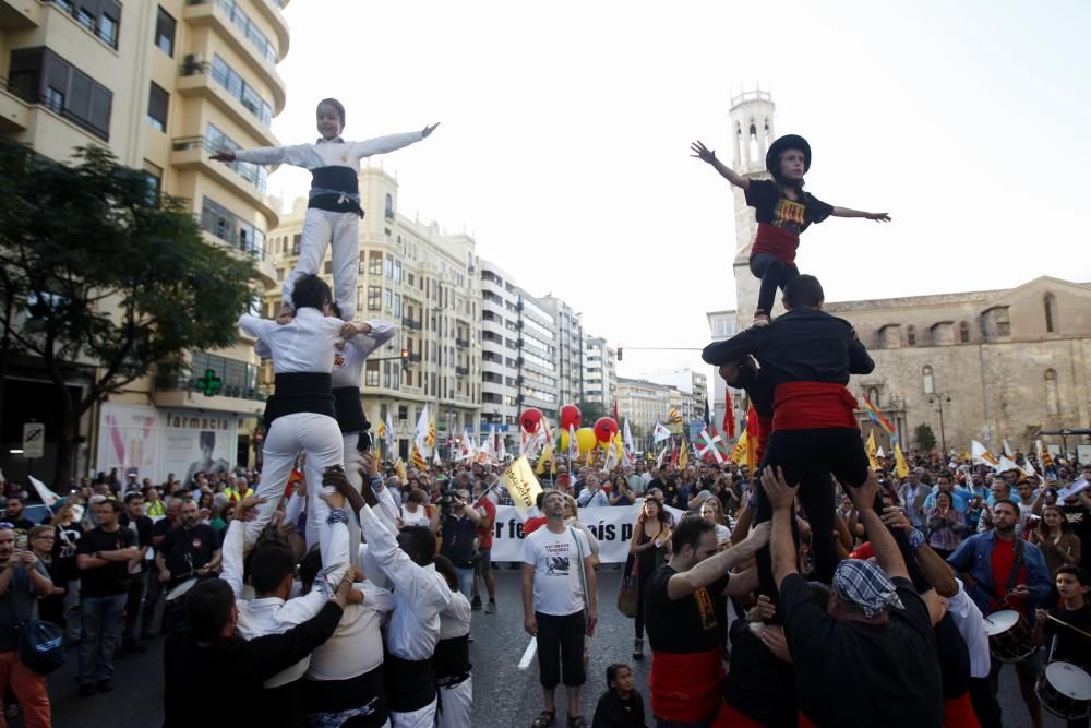 Manifestación de la Comissió 9 d'Octubre