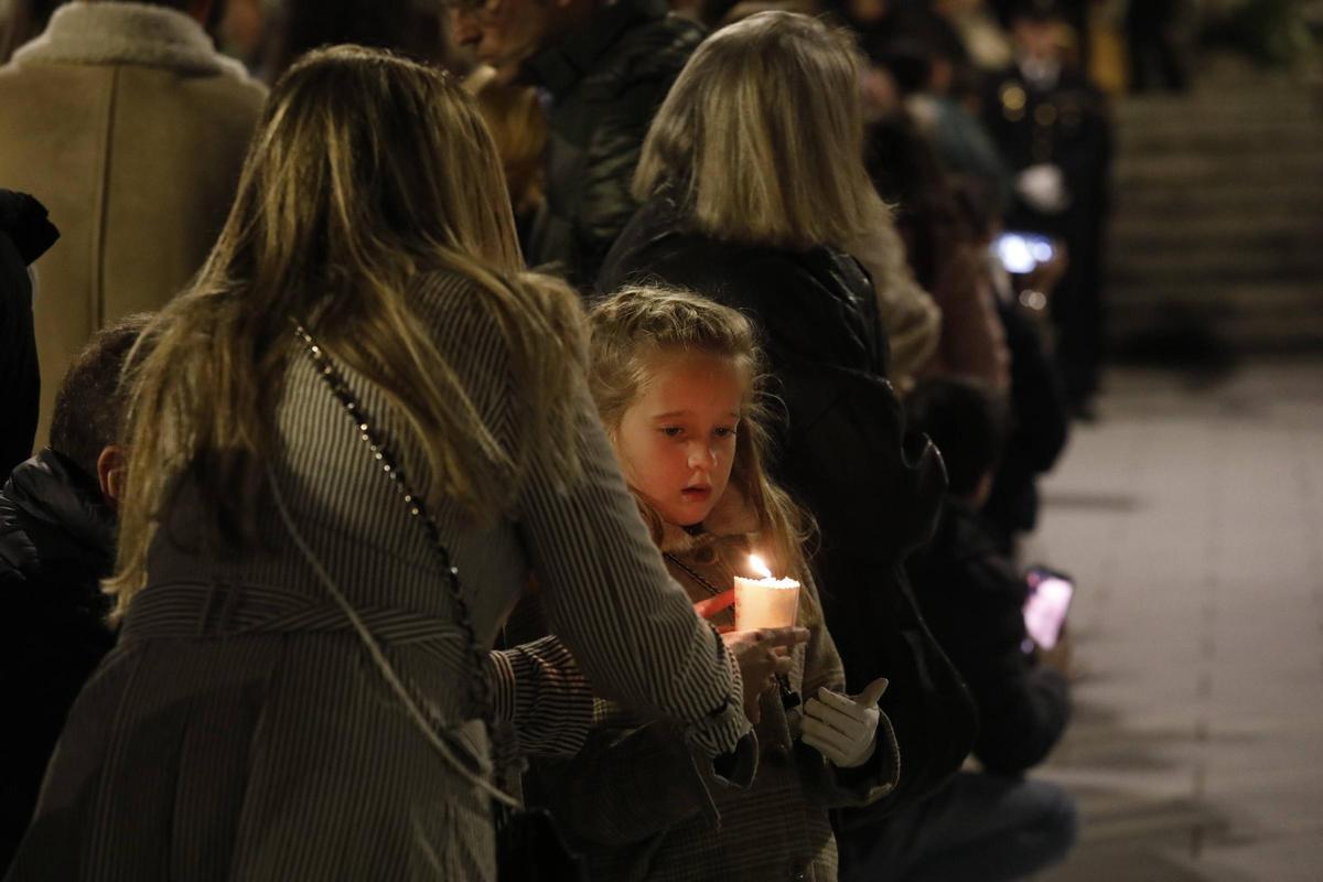 EN IMÁGENES: La procesión de la Resurrección en Avilés