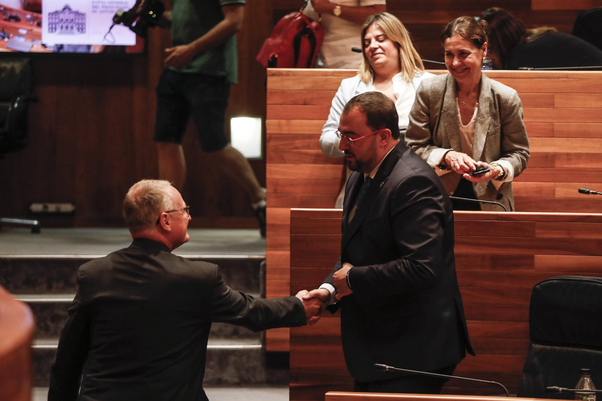 Adrián Barbón, investido presidente del Principado de Asturias