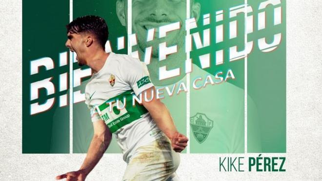 Kike, última inscripción en LaLiga, llega al Elche cedido por el Valladolid