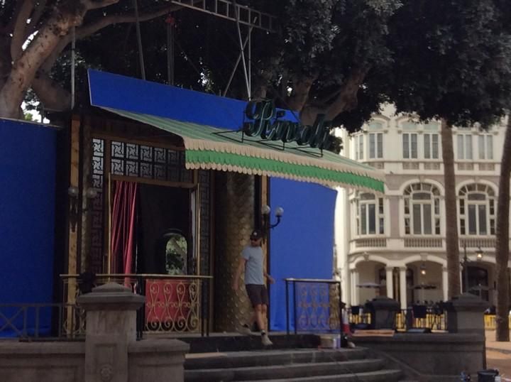 Decorados de ''Allied'' en Triana