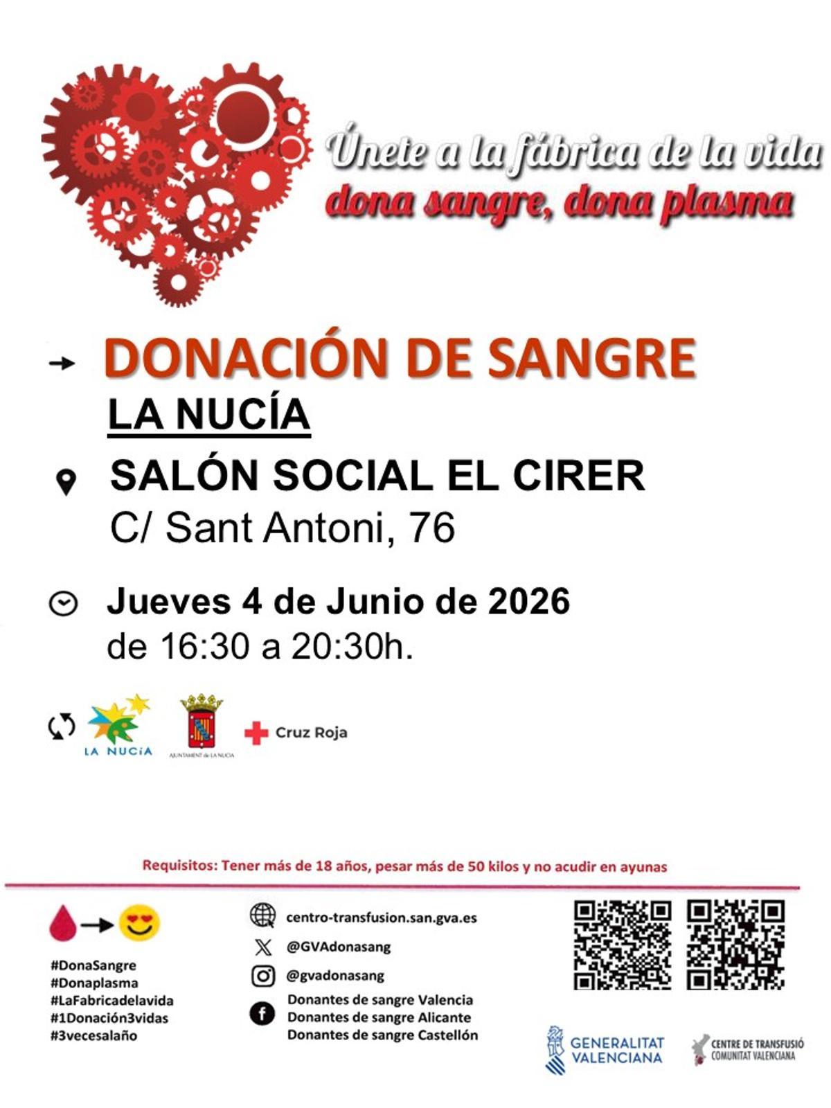 La sangre es un bien esencial y se necesitan 250 donaciones al día en la provincia de Alicante.