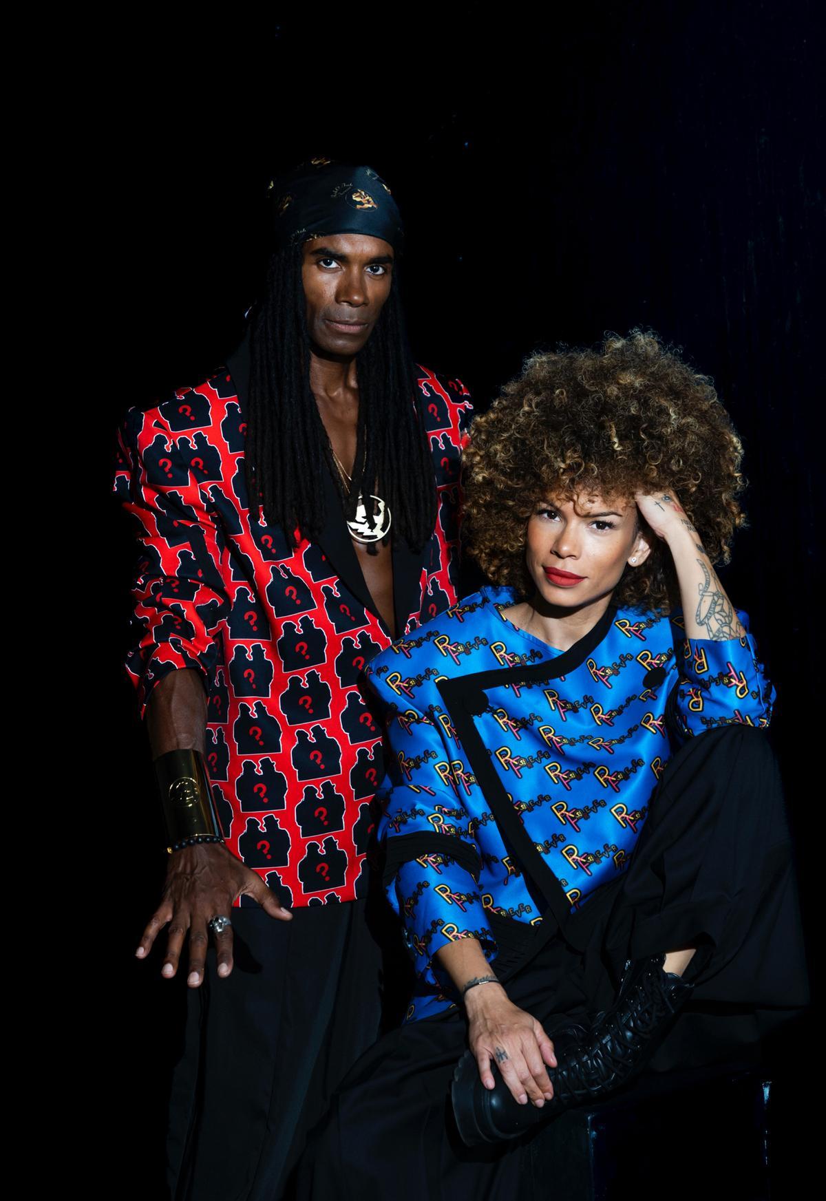 Fab Morvan y Helen López.