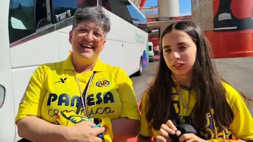 Vídeo: Las palabras de Carmen y Mari, las suscriptoras de 'Mediterráneo' que viajaron con el Villarreal a Palma