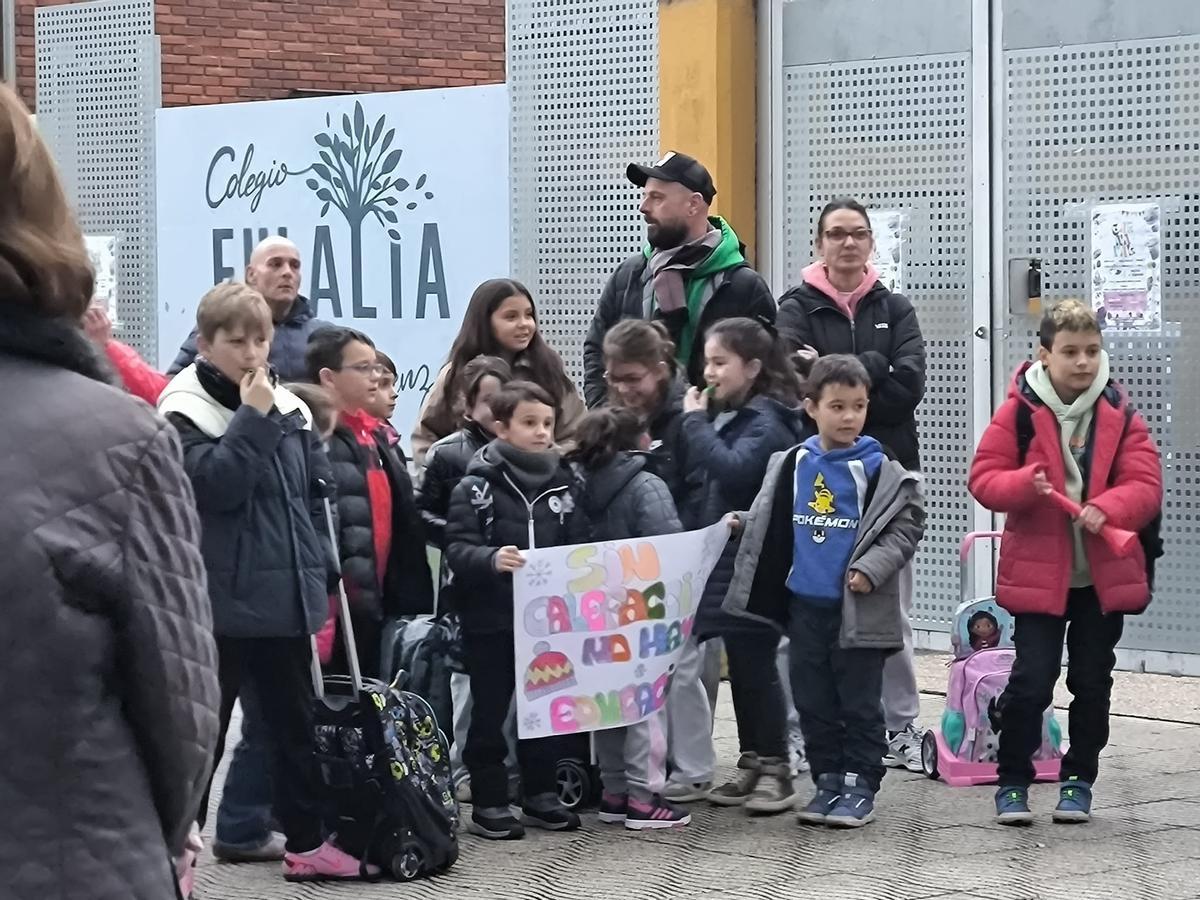 Participantes en la movilización.
