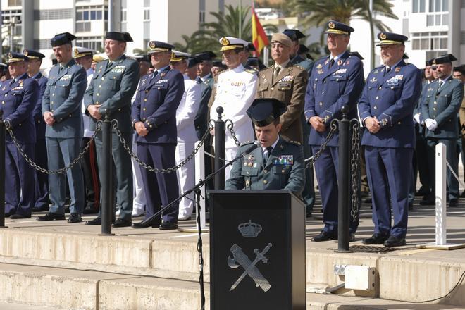 Toma de posesión del coronel jefe de la Comandancia de Guardia Civil