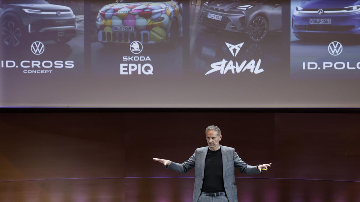 Volkswagen Grubu CEO'su Oliver Blume, IESE otomotiv konferansında korumacılıktan uzak, tutarlı Avrupa politikalarına kendini adamıştır