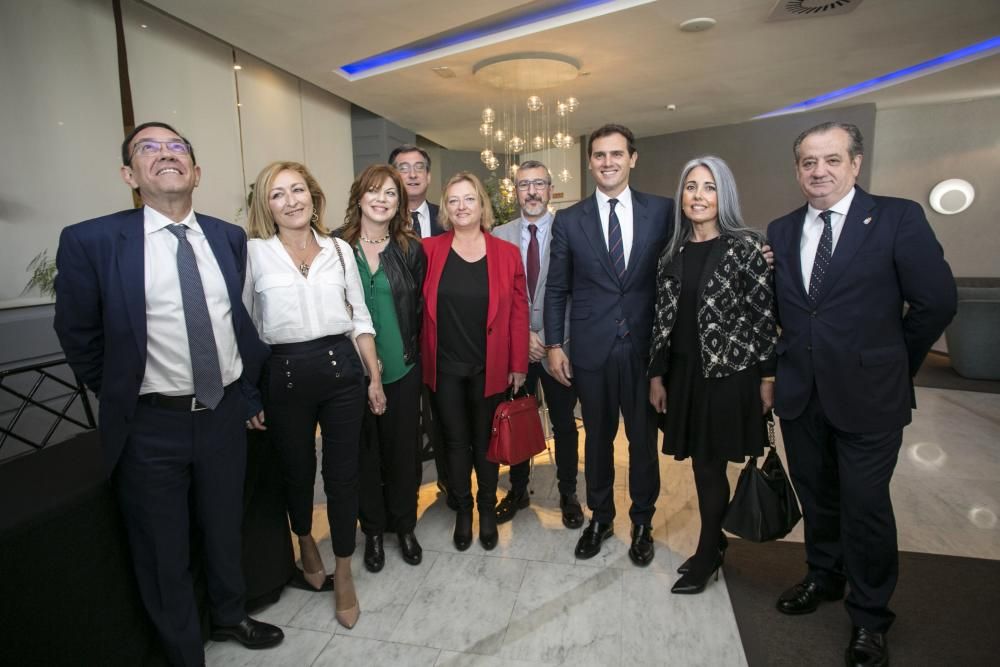 Albert Rivera participa en un desayuno informativo en Asturias