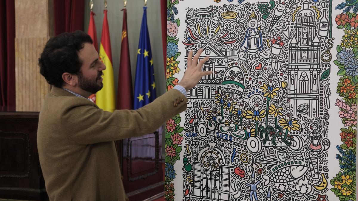 Presentan el cartel de las Fiestas de Primavera de Murcia 2025