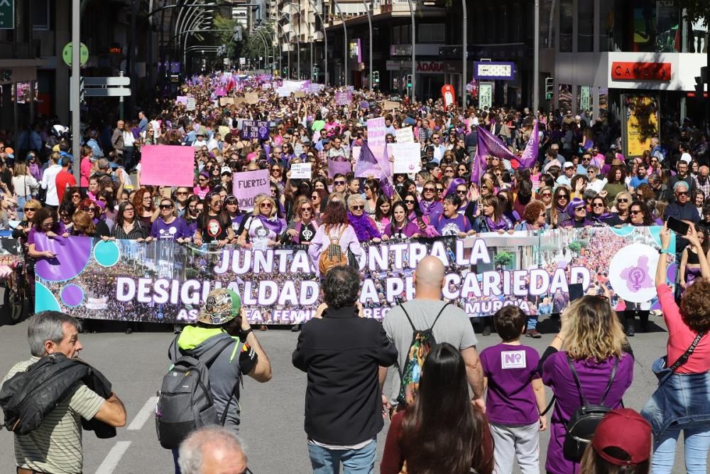 8M en Murcia: Manifestación de la mañana