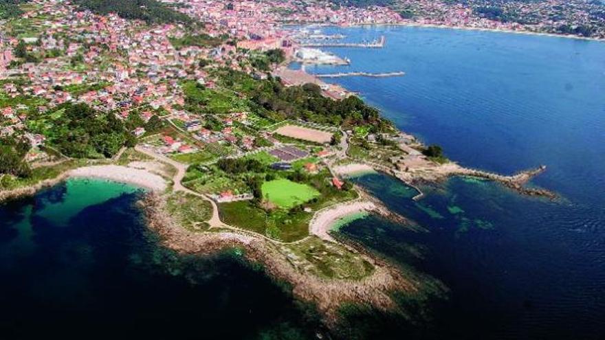 Vista área de Cangas. / gonzalo núñez