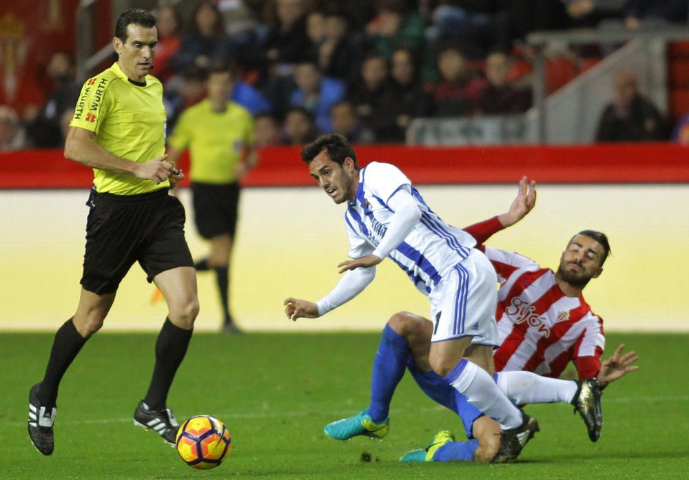 El partido entre el Sporting y la Real Sociedad, en imágenes