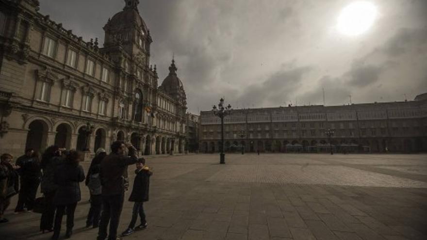 El eclipse de sol en A Coruña