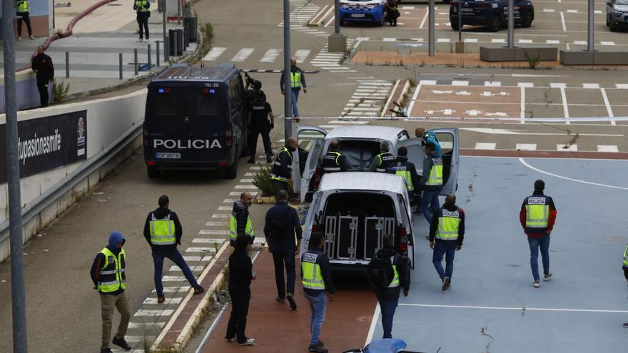 Simulacro de un atraco en Plaza por parte de la Policía Nacional