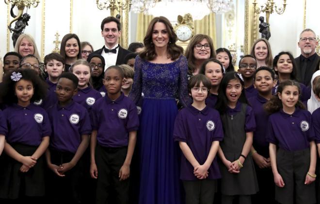 Kate Middleton recupera su majestuoso vestido 'Bollywood'