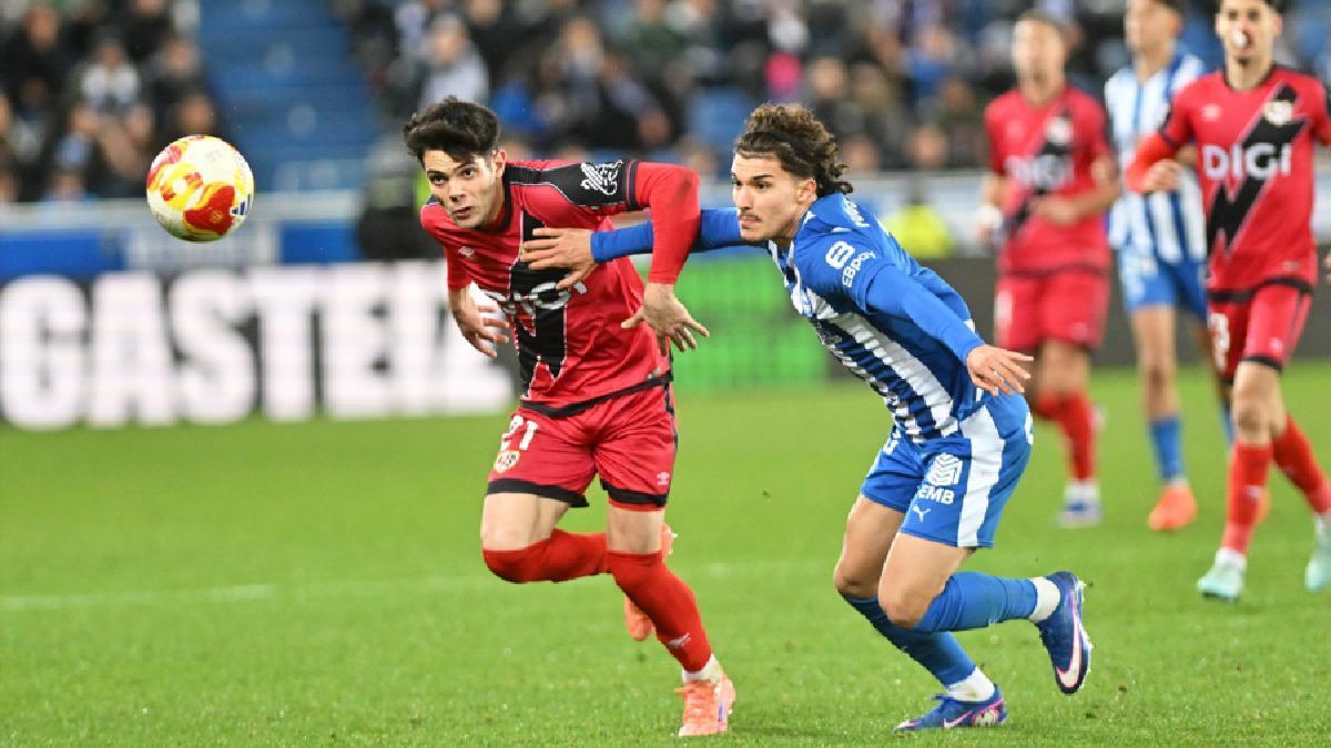 Deportivo Alavés, en su victoria contra el Rayo Vallecano (2-0) de octavos de final de la Copa del Rey