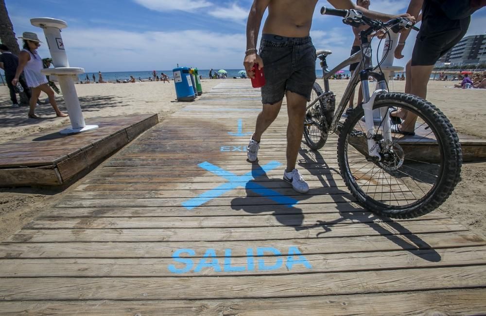 Primer fin de semana de playas abiertas al baño