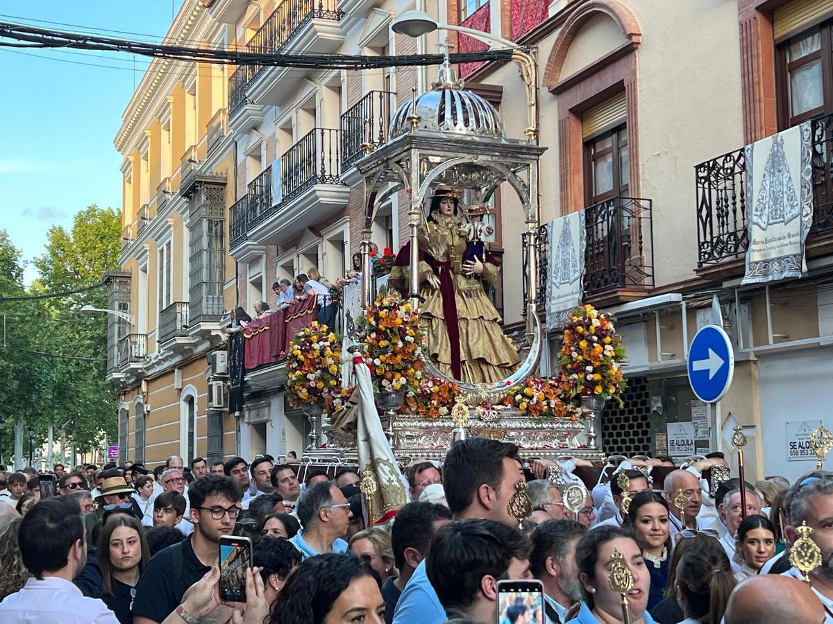 La Virgen de Araceli de Lucena vuelve a San Pedro Mártir una década después.