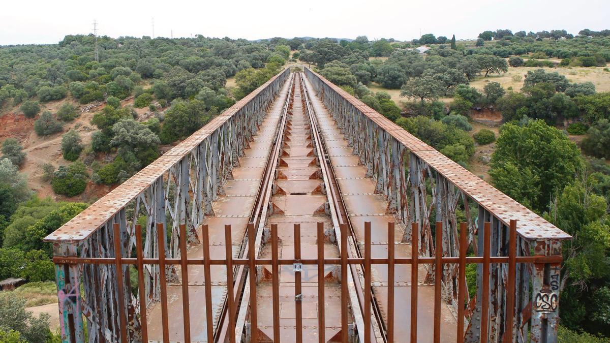Imagen del Puente de Hierro desde arriba.