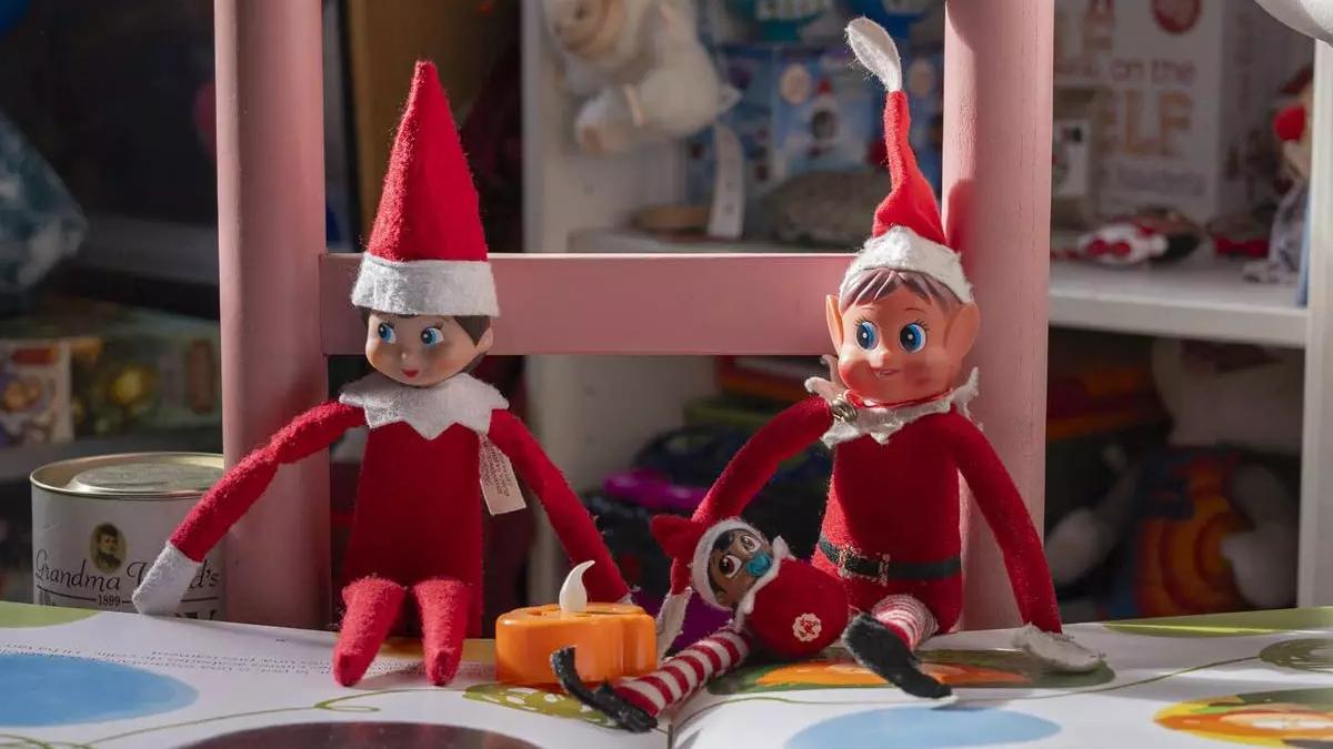 Els elfs nadalencs, a l'habitació de la filla de Yolanda González