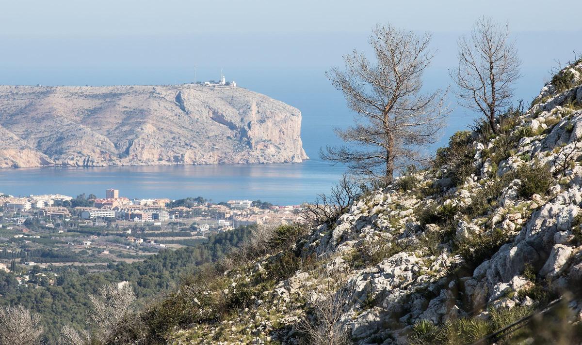 Zona de La Granadella en Xàbia.
