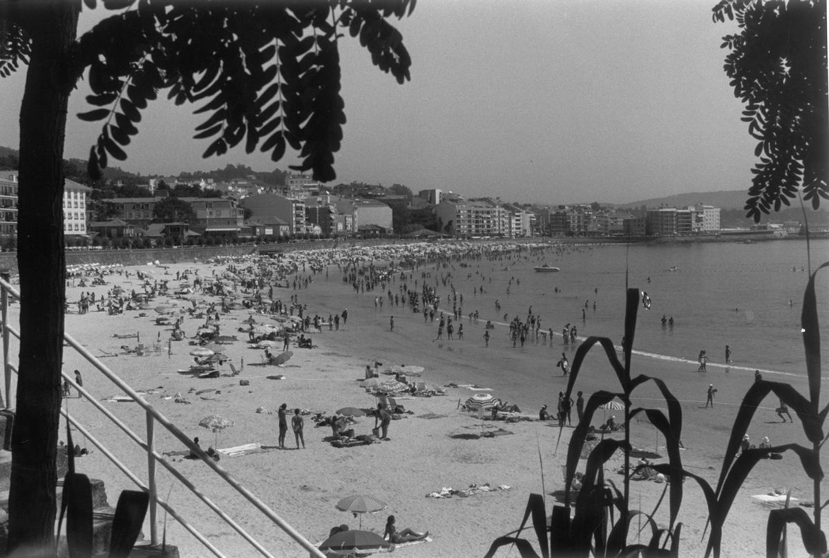 Vista de Silgar, en 1993.