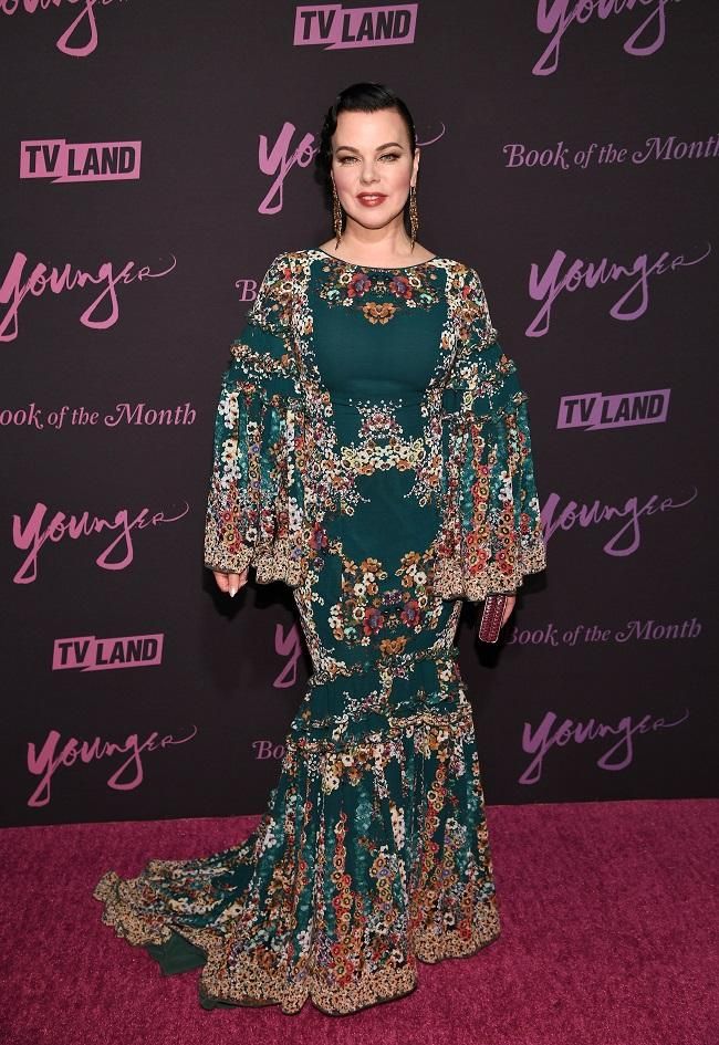 Debi Bazar, con el vestido de flamenca de Carmen Acedo