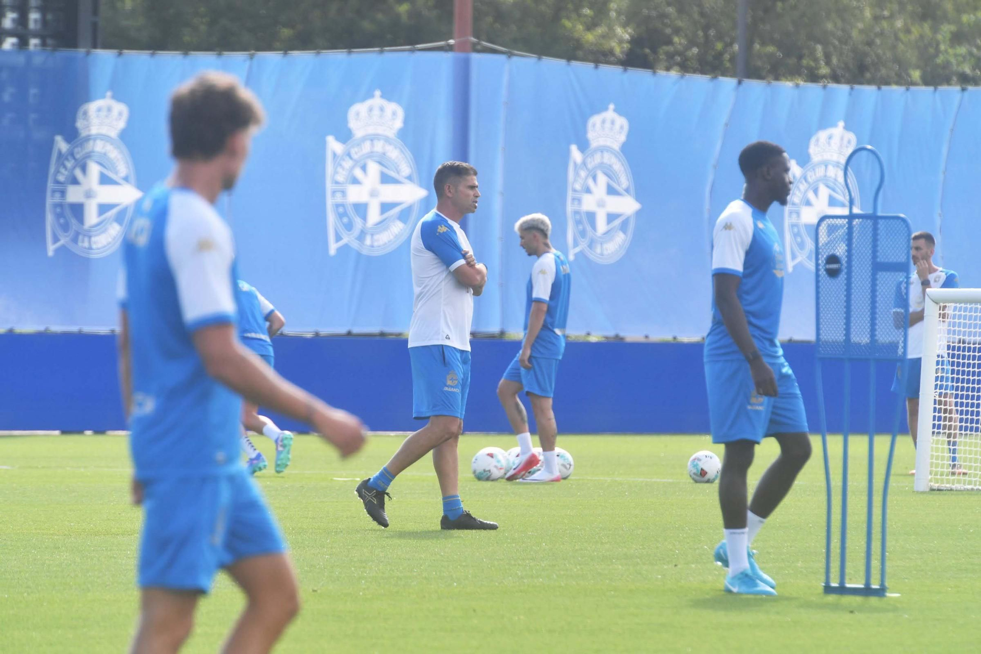 Primer entrenamiento bajo las órdenes de Antonio Hidalgo