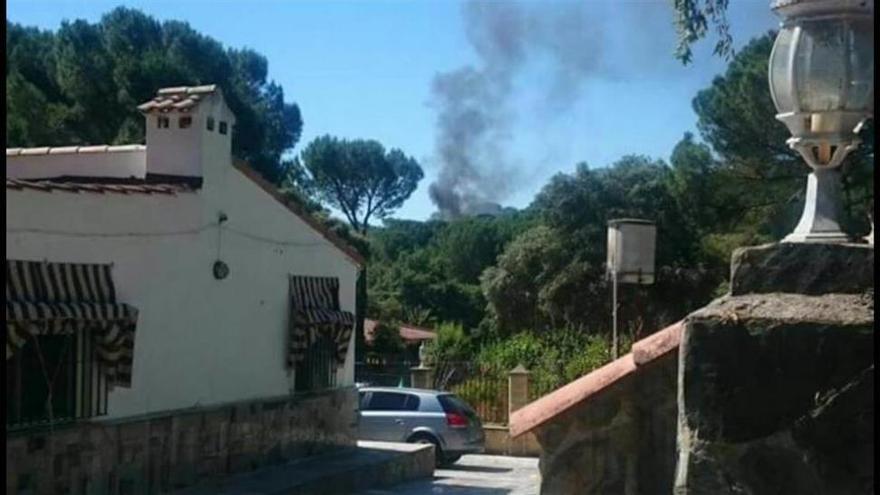 Controlado un incendio forestal en un paraje de Trassierra