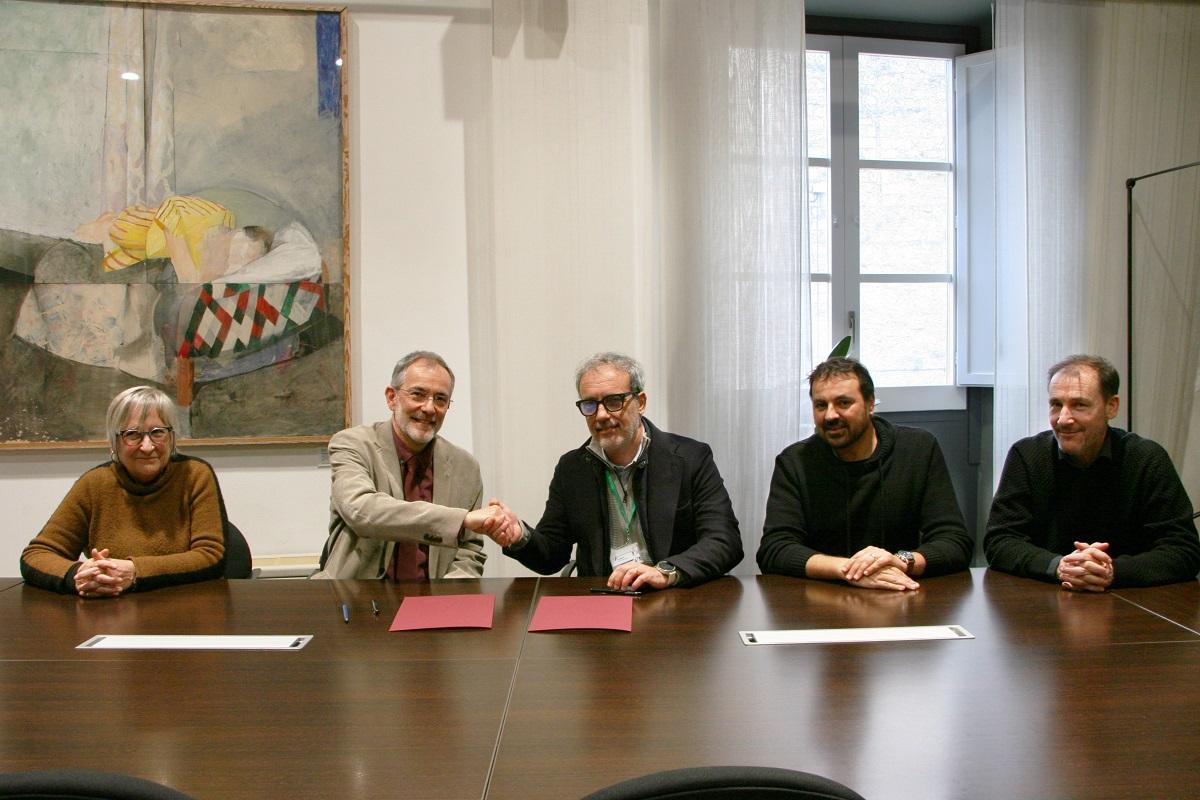 Representants de les institucions impulsores de la nova càtedra