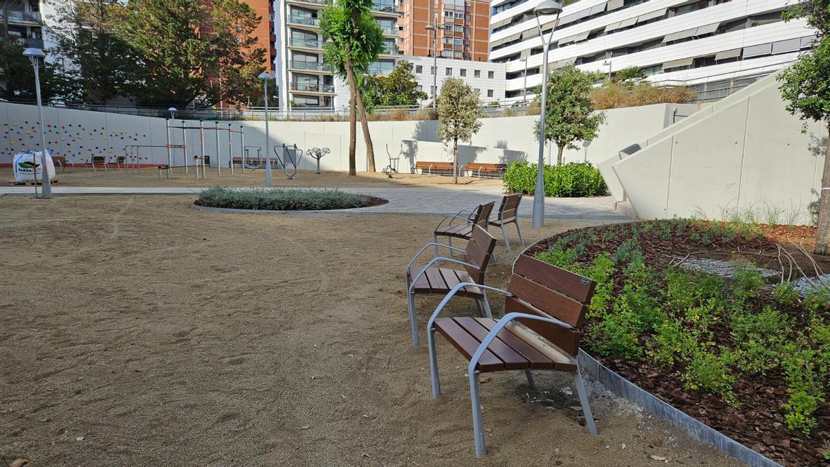 La plaza de Joan Cornudella.