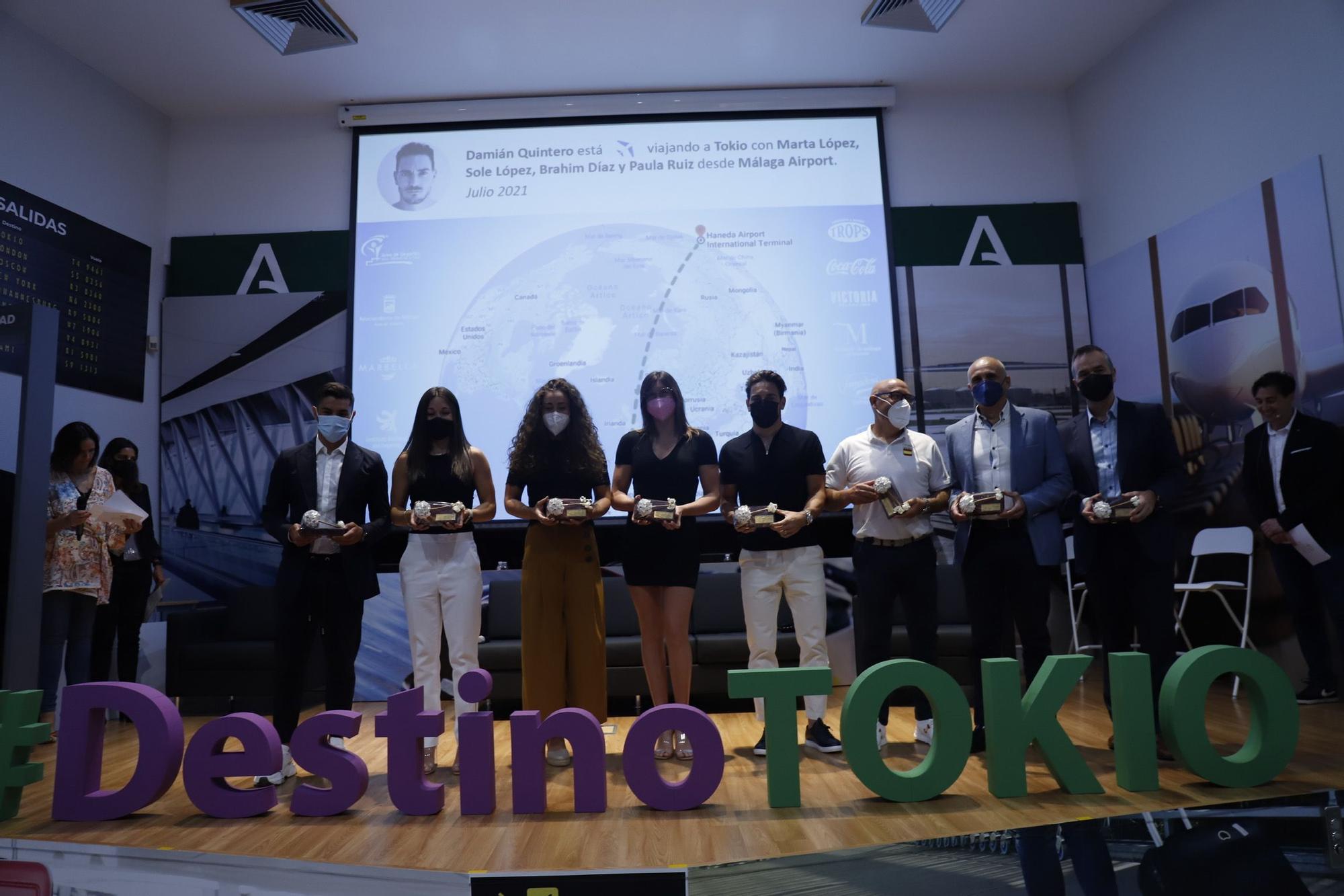 Gala de los deportistas malagueños que viajarán a Tokyo 2020