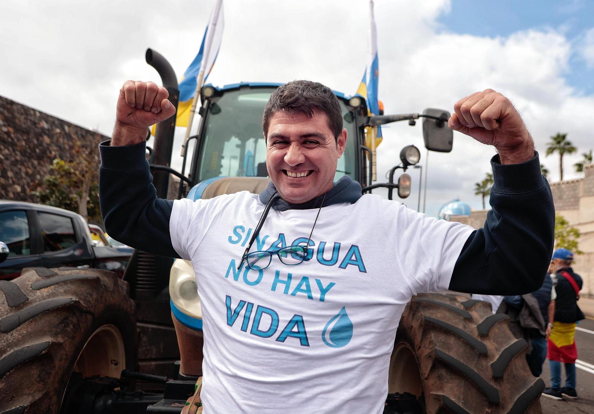 El sector agrario protesta en las calles de Santa Cruz