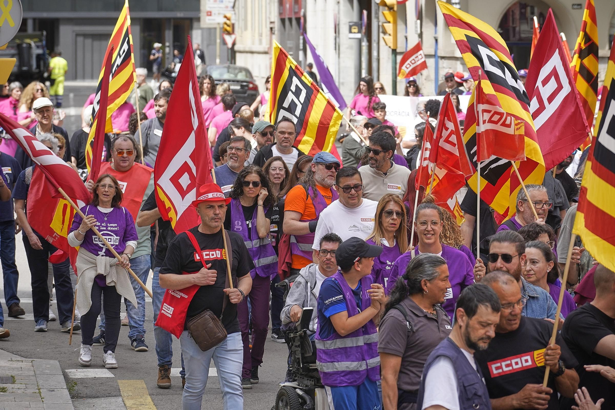 El sindicalisme gironí reclama reduir la jornada i fenar els accidents laborals