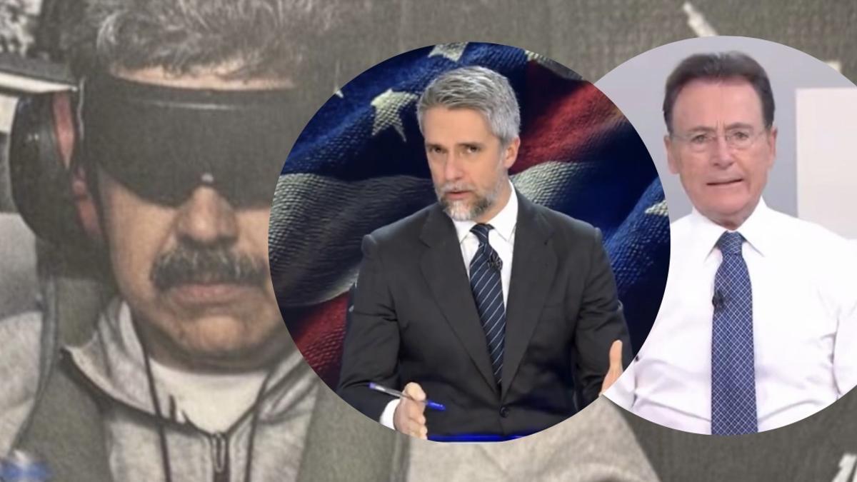 Carlos Franganillo y Marías Prats, sobre la imagen de Nicolás Maduro tras ser capturado.