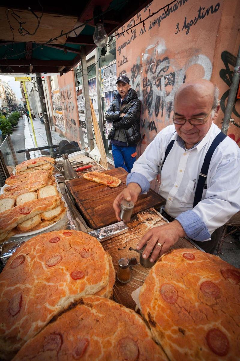 Mercado callejero en Palermo