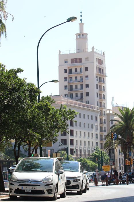 Los taxistas malagueños se suman a la huelga